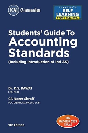Students Guide to Accounting Standards (Accounts/Adv. Accounts) | Study Material